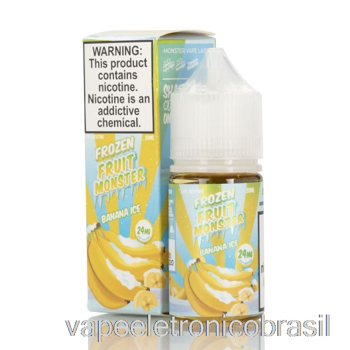 Vape Eletronico Ice Banana - Sais Monstros De Frutas Congeladas - 30ml 48mg